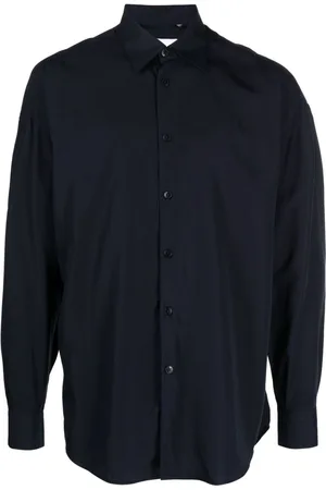COSTUMEIN Spread-collar button-up shirt