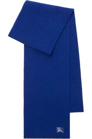 Burberry EKD-embroidered cashmere scarf