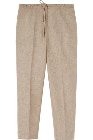 Jil Sander Cropped virgin wool trousers