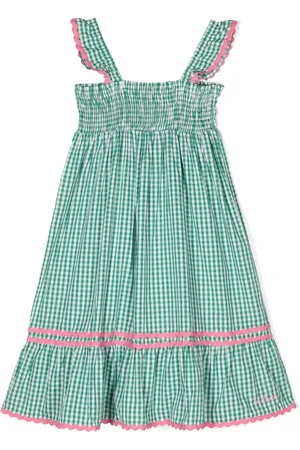 MC2 SAINT BARTH Checked A-line dress