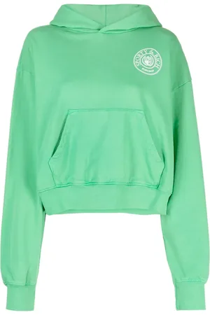 Sporty & Rich Logo-print jersey hoodie