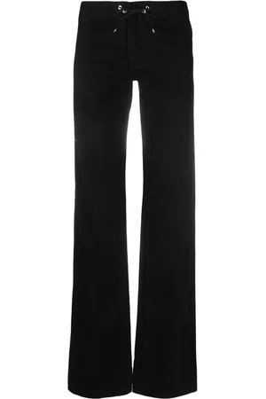 Ludovic De Saint Sernin Eyelet-embellished straight-leg jeans