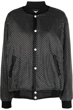 P.A.R.O.S.H. Crystal-embellished press-stud bomber jacket