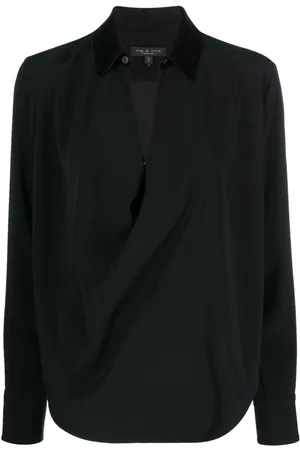 RAG&BONE Philippa draped satin blouse