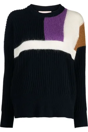 Plan C Striped ribbed jumper