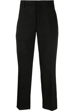 OFF-WHITE Cropped straight-leg trousers
