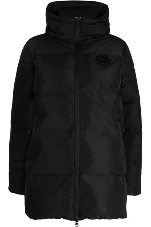 Chocoolate Hooded puffer jacket