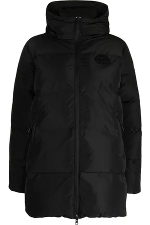 Chocoolate Hooded puffer jacket