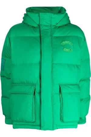 Chocoolate Logo-patch padded jacket