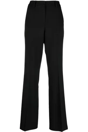 P.A.R.O.S.H. Flared virgin wool tailored trousers