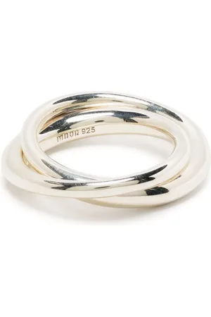 MAOR Duo Nerk polished-finish ring