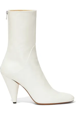 Proenza Schouler Cone 85mm leather ankle boots