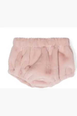 LA STUPENDERIA Faux-fur cotton bloomers