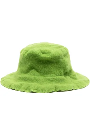 Comme des Garçons Distressed wool-blend bucket hat