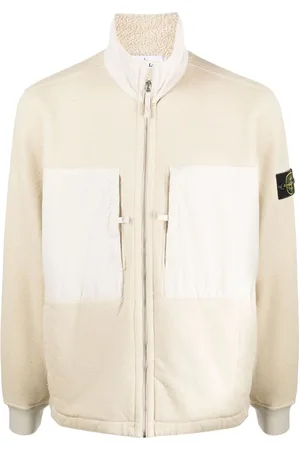 Stone Island Compass-badge fleece-lined jacket