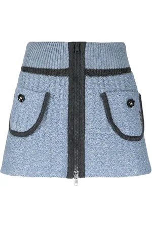CORMIO Chunky-knit mini skirt