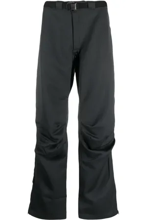 GR10K Titanus Arc wool straight-leg trousers