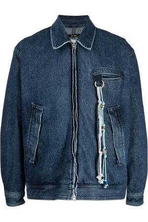 SONG FOR THE MUTE Three-pocket bomber denim jacket