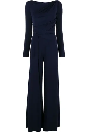 TALBOT RUNHOF Gathered wide-leg jumpsuit