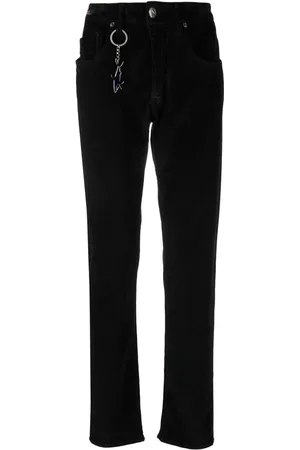 Paul & Shark Shark-keyring corduroy trousers