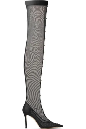 Jimmy Choo Psyche 95mm leather boots