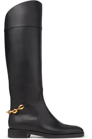 Jimmy Choo Nell chain-detailing leather boots