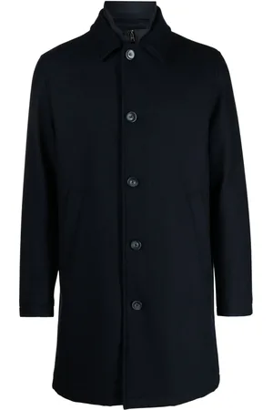 HERNO Single-breasted layered coat