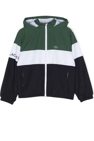 Lacoste Logo-patch colour-block jacket