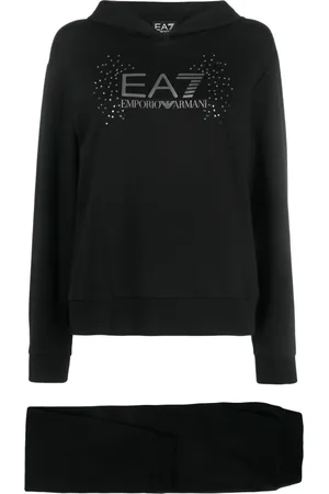 EA7 Logo-print tracksuit