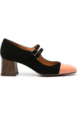 Chie Mihara Volcano 45mm square-toe suede pants