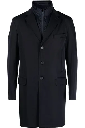 FAY Notched-lapel single-breasted coat