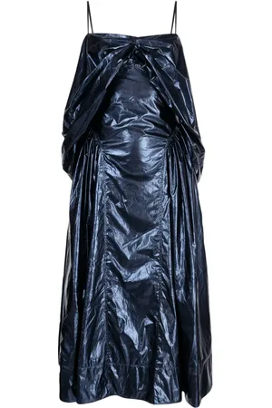 REJINA PYO Dora lamé midi dress