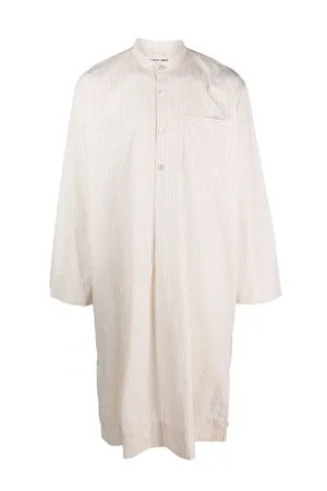 Tekla X Birkenstock pinstripe oganic cotton kaftan