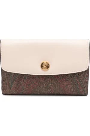 Etro Essential jacquard leather wallet
