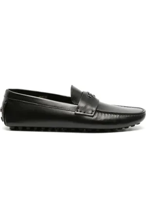 Roberto Cavalli Mirror Snake leather loafers