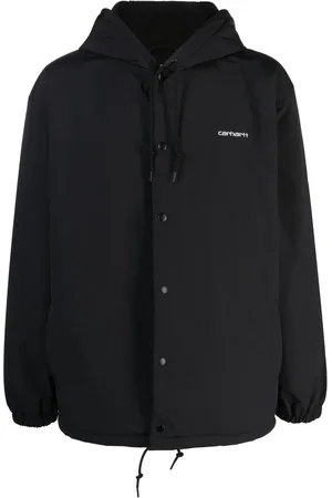 Carhartt Coach logo-embroidered hooded jacket