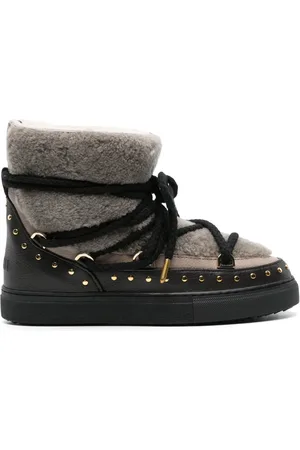 INUIKII Shearling lace-up boots