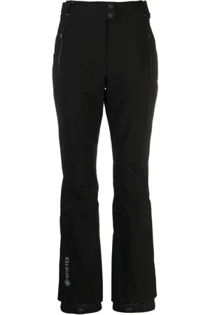 Moncler Mid-rise logo-engraved trousers