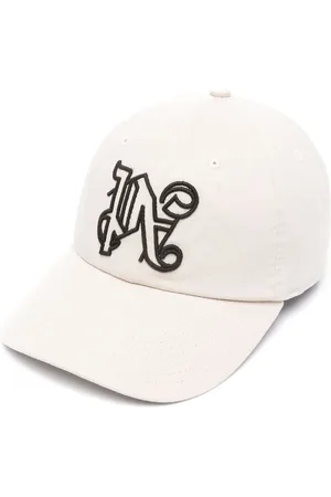 Palm Angels Monogram-embroidered cotton cap