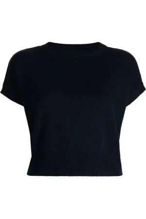 Teddy Cashmere Genova cashmere cropped top