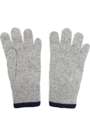 Brunello Cucinelli Ribbed cashmere gloves
