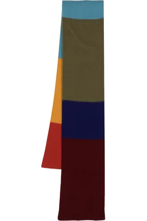 PRINGLE OF SCOTLAND Striped lambs wool scarf