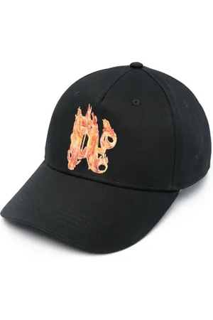 Palm Angels Burning monogram-embroidered baseball cap