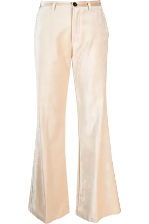 FORTE FORTE Velvet flared trousers