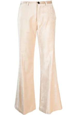 FORTE FORTE Velvet flared trousers