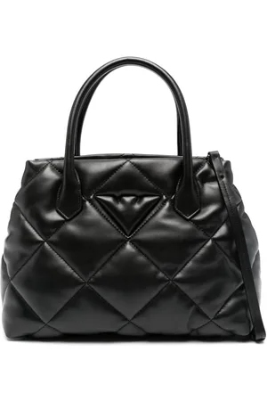 Emporio Armani Quilted faux-leather tote bag