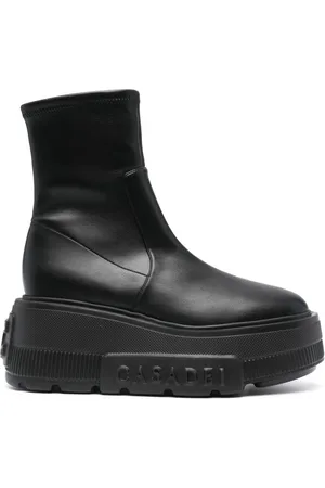 Casadei Nexus 85mm platform-sole ankle boots