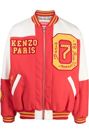 Kenzo Tiger Academy logo-patch bomber jacket