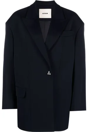AERON Logo-plaque oversized blazer