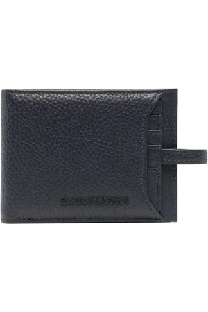 Emporio Armani Logo-embossed bi-fold wallet
